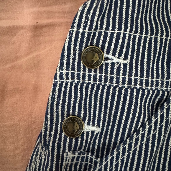 Vintage Pinstripe Overalls - Picture 4 of 5